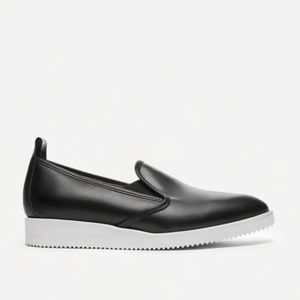 NEW Black and White Everlane Leather Street Shoe (discontinued style!)
